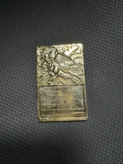 Vintage Pokemon Limited Edition 1999 Charizard 23K Gold Plated Trading Card BK - Image 2