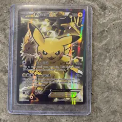 Pikachu EX - XY124 - Black Star Promo - Pokemon Card - LP - Image 1