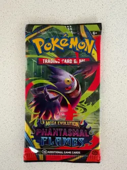 Pokemon TCG Phantasmal Flames Booster Pack Sealed Mega Evolution Authentic New - Image 1