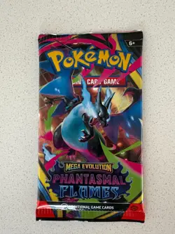Pokemon TCG Phantasmal Flames Booster Pack Sealed Mega Evolution Authentic New - Image 4