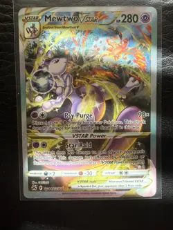 Pokemon Mewtwo VSTAR Holo #GG44/GG70 Crown Zenith: Galarian Gallery NM - Image 1