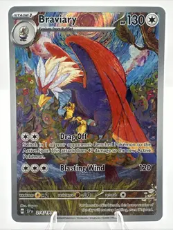 Braviary Illustration Rare 214/191 Pokemon Surging Sparks NM - Image 1