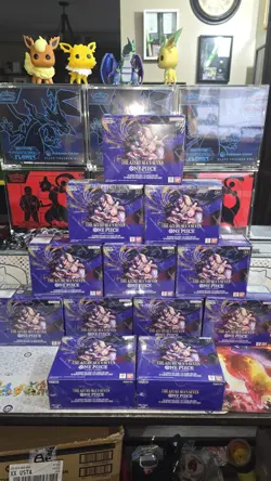 ONE PIECE CARD GAME THE AZURE SEA'S SEVEN BOOSTER BOX OP14 ENGLISH Sealed DENT#2 - Image 3