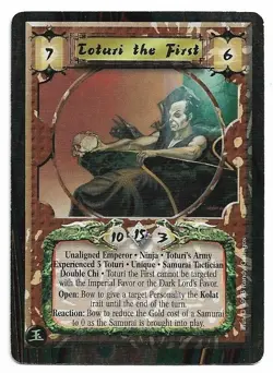 L5R: *TOTURI THE FIRST* - Hidden Emperor - Legend of the Five Rings CCG - Image 1