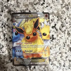 Flareon EX Full Art Ultra Rare Holo Pokemon Card RC28-32 170 HP Generations - Image 3