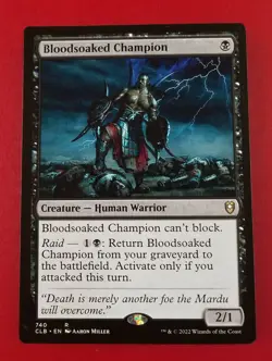 1x Bloodsoaked Champion | Battle for Baldur's Gate | MTG Magic Cards - Image 1