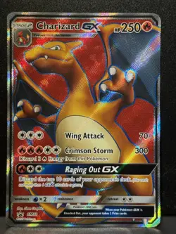 Charizard GX SM60 SM Black Star Promos Promo Pokemon Card AB4 LP1 - Image 1