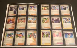 Pokemon Trainer Binder Full 396 Cards In Black Bolt Binder - Image 5