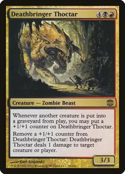 2x Deathbringer Thoctar Alara Reborn MP MTG - Image 1
