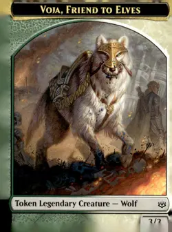 War of the Spark #17 Voja, Friend to Elves Token - Image 1