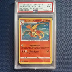 Pokemon Special Delivery Charizard SWSH075 Holo Black Star Promo PSA 9 - Image 1