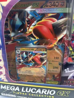 Pokemon TCG Mega Lucario ex Premium Figure Collection Box Factory Sealed - Image 2