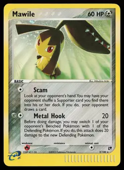 Mawile 9/100 Holo Rare EX Sandstorm Pokemon Card - Image 1