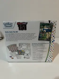 Pokemon TCG Scarlet & Violet 151 Elite Trainer Box SEALED SLIGHT DMG - Image 3