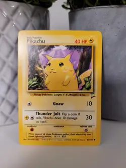 2000 Near Mint Pikachu Base Set 2 Pokemon 87/130 - Image 1