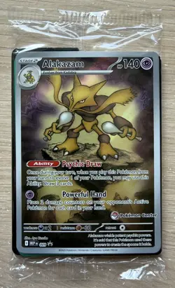 Alakazam 009 Mega Evolution Pokemon Center Black Star Promo Sealed - Image 1