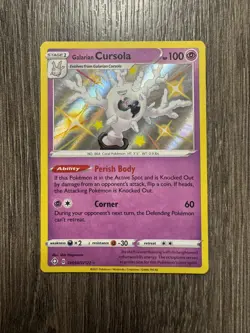 Galarian Cursola SV050 Shining Fates - Baby Shiny - Pokemon - Image 1
