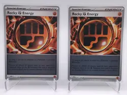 Pokemon TCG: x2 Rocky Fighting Energy 087/088 Perfect order- NM Reverse Holo - Image 1
