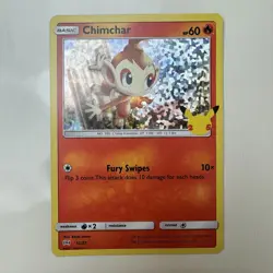 Chimchar 12/25 Promo Holo McDonald's 25th Anniversary Promos Pokemon - Image 1