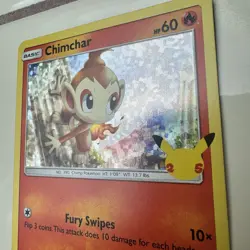 Chimchar 12/25 Promo Holo McDonald's 25th Anniversary Promos Pokemon - Image 5