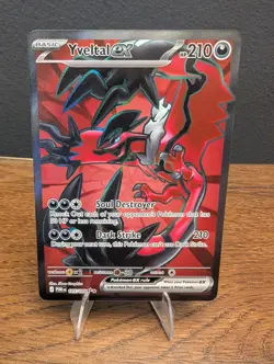 Pokemon TCG Perfect Order English Yveltal EX 105/088 Ultra Rare Full Art NM - Image 1