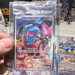 Pokemon TCG Team Rocket's Wobbuffet 203 Sv: Scarlet & Violet Promo sealed - Image 1