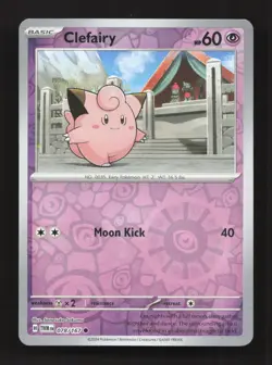 Clefairy 078/167 Common Twilight Masquerade Pokemon Reverse Holo Lightly Played - Image 1