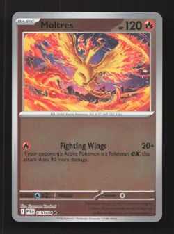 Moltres 014/094 Rare Phantasmal Flames Pokemon Reverse Holo Near Mint - Image 1