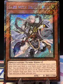 Yu-Gi-Oh! Sage With Eyes Of Blue RA04-EN266 Platinum Secret Rare - Image 1