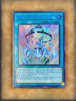 Yugioh Bingo Machine, Go!!! RA02-EN062 Secret Rare 1st Ed NM - Image 1