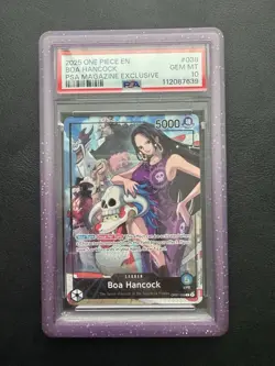PSA 10 Boa Hancock (2025 PSA Magazine Promo) OP07-038 One Piece Promotion Cards - Image 1