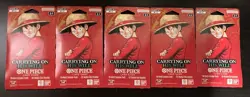 One Piece TCG OP-13 Carrying On His Will Sleeved Booster Pack Lot of 5 English - Image 1
