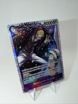 One Piece The Azure Sea’s Seven OP14-EB04 Rosinante & Law EB04-038 SR English - Image 1