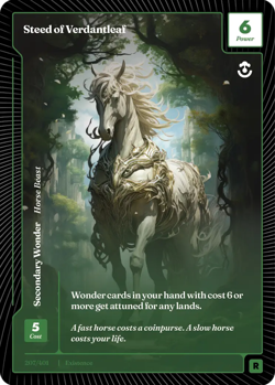 Wonders Of The First: Existence - Steed of Verdantleaf RARE 207/401 🔥🔥🔥 - Image 1