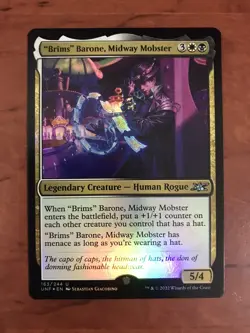 Brims Barone Midway Mobster Foil MTG Magic the Gathering Card NM Near Mint UNF - Image 1