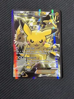 Pokemon TCG Pikachu Black Star Promo XY124 Holo Card - Image 1