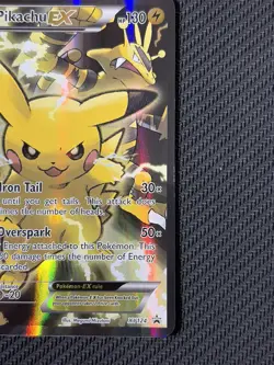 Pokemon TCG Pikachu Black Star Promo XY124 Holo Card - Image 4