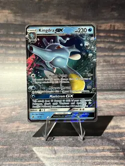 Pokemon Card - Kingdra GX Dragon Majesty 18/70 Ultra Rare NM - Image 1