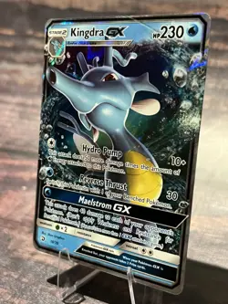 Pokemon Card - Kingdra GX Dragon Majesty 18/70 Ultra Rare NM - Image 3