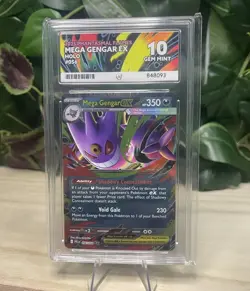 ACE 10 Mega Gengar ex 056/094 Holo Phantasmal Flames Pokemon Card - Image 1