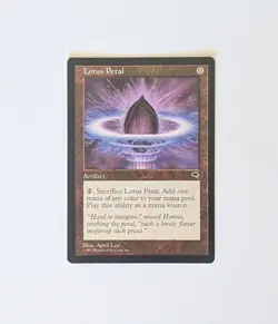 Lotus Petal - Tempest - MTG - Magic The Gathering - LP/MP (Edge Dent) April Lee - Image 1
