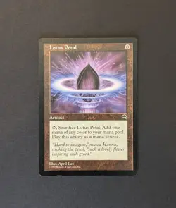 Lotus Petal - Tempest - MTG - Magic The Gathering - LP/MP (Edge Dent) April Lee - Image 2