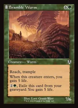 2x Bramble Wurm - Retro Frame INR NM MTG - Image 1