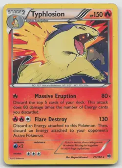 Typhlosion 20/162 XY - BREAKthrough Holo Rare Pokemon TCG Card - Image 1