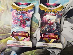 Pokemon TCG Sword and Shield Lost Origin booster sleeve x2 - Image 1
