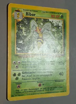 Bibor # 17/102 Rare Basis Set 1999 Pokemon Deutsch Gebraucht Very Good Vintage - Image 2