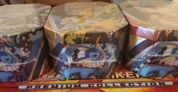 Pokemon TCG Jolteon V Flareon V Vaporeon V Tins Set Of 3 Eeveelutions Sealed - Image 2