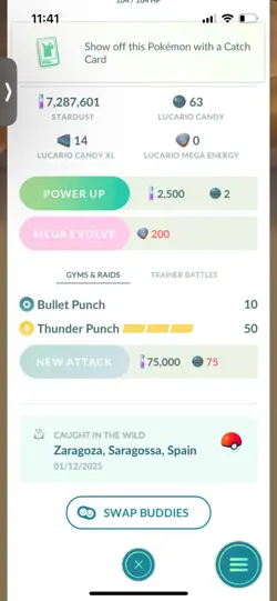 Pokemon Go Shiny Lucario - Image 2