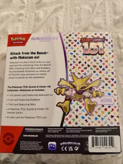 New Pokemon TCG: Scarlet & Violet-151 Alakazam ex Collection Booster Box 🔥💥 - Image 2