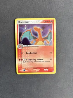 Pokemon TCG Charizard 6/108 EX Power Keepers Holo RARE - LP - Image 1